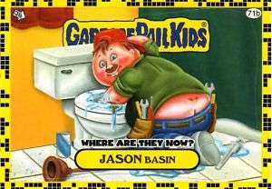 Garbage Pail Kids FLASHBACK 2 JASON BASIN 71B ERROR  