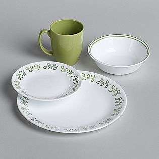 16Pc Livingware Neo Leaf Dinnerware Set  Corelle For the Home Dishes 
