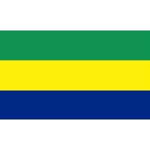  Gabon 3ft x 5ft Nylon Flag   Outdoor 