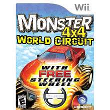   4x4 World Circuit with Wheel for Nintendo Wii   UbiSoft   