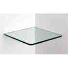 Floating Glass Shelves 12 x 12 x 3/8 Square Glass Corner Shelf