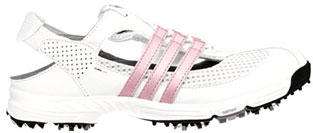 2011 Adidas Slingback 2.0 Womens Ladies Golf Shoes White/Pink Sandals 