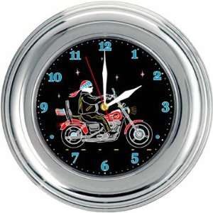  Electro Motion   Motorcycle Wall Clock