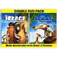 Ice Age 3 Dawn of the Dinosaurs DVD plus BONUS The Scrat Pack DVD 
