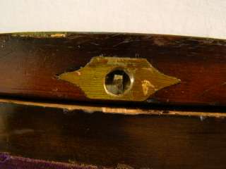   Pre CIVIL WAR Traveling OLD Wood LAP Writing DESK Victorian Box  