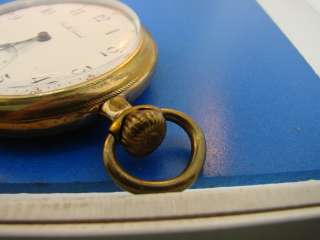 Vintage South Bend Pocket Watch Mens Gold Jewelry Men Time Piece Works 