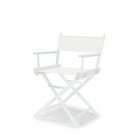   Casual Heritage Dining Height Director Chair, White with White Frame