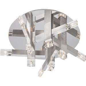  Possini Euro Design Halogen Rods Ceiling Light Fixture 
