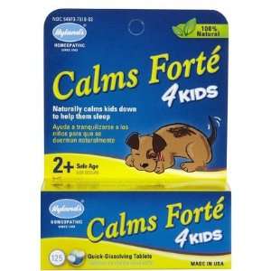  Hylands   Calms Forte For Kids 125 tabs (Pack of 6 