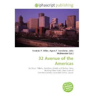  32 Avenue of the Americas (9786134316668) Books