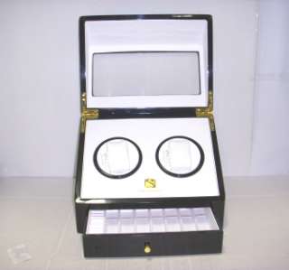 Steinhausen Automatic Watch Winding Display Box, Black