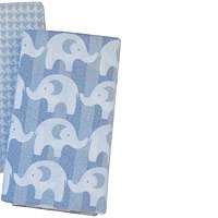 Boppy Organic 2 Pack Swaddling Blankets   Blue   Boppy   Babies R 