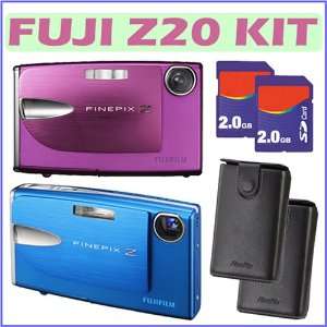Fujifilm Fuji Finepix Z20fd 10MP Hot Pink and Ice Blue Digital Camera 