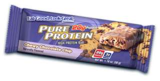  Chewy Chocolate Chip Bars are loaded with 20 grams of high quality 