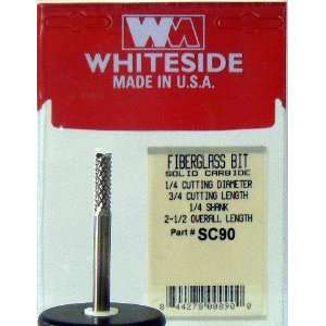     WSSC90   1/4 Solid Carbide Fiberglass Bit