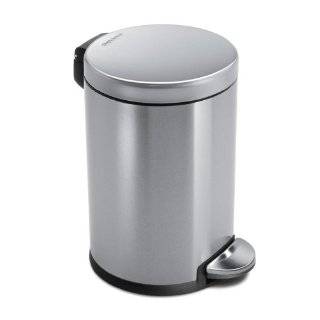   Can, Brushed Stainless Steel, 38 Liters /10 Gallons