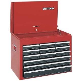 Craftsman 9 65352 Chest Top Single 12 Drawer 26 Inch Red