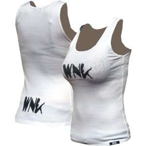 WNK Wear Logo Beater Tank Top White (SizeM)  Sports 
