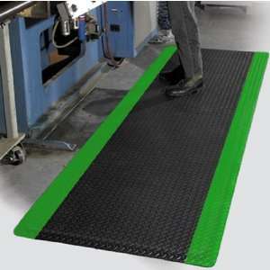 Mat Pro Supreme Diamond Foot Floor Mat with Colored Borders, 3 x 10 