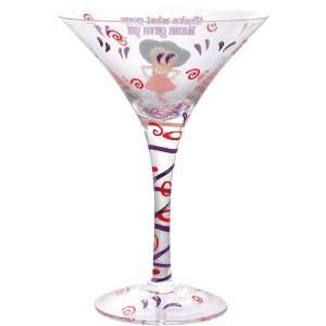  Westland Giftware 7 Inch Party Pooper Martini Glass, 7 