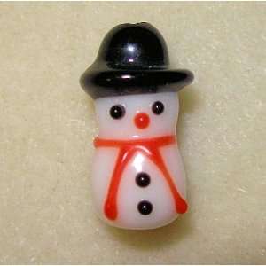   Lampwork Bead; Christmas; 22x12mm   6 Beads Arts, Crafts & Sewing