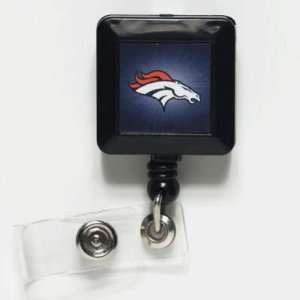   Denver Broncos Official Logo Retractable Badge Holder