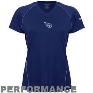   Tennessee Titans Navy Blue Ladies Speedwick Performance Shirt Sports