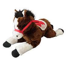 Animal Alley 20 Inch Lying Horse   Brown   Toys R Us   