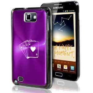 Samsung Galaxy Note i9220 i717 N7000 Purple F186 Aluminum Plated Hard 
