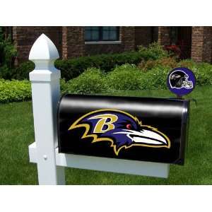  Baltimore Ravens Mailbox Cover and Flag