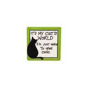  My Cats World Plaque