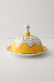 Anthropologie   Milkmaid Butter Dish  