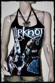 Slipknot Metal Rock DIY Sexy Halter Top Shirt  