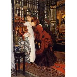   Tissot   24 x 34 inches   Young Women Looking a