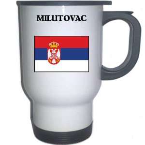  Serbia   MILUTOVAC White Stainless Steel Mug Everything 