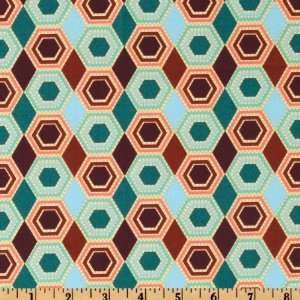  44 Wide Swoon Courtyard Teal Fabric By The Yard Arts 
