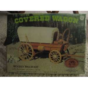 COVERED WAGON   WOODEN WAGON KIT 1/16th SCALE  Toys & Games   