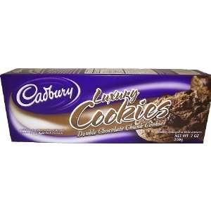Cadbury Double Chocolate Chunk Cookies 200g  Grocery 