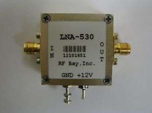 500MHz 30dB Low Noise Amplifier, LNA 530, New, SMA  