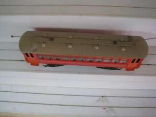 UNKNOWN O GAUGE PACIFIC ELECTRIC POWERED TROLLEY   NICE  