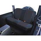 Rugged Ridge 1328001 Seat Cover Custom Fit Polycotton Rear Black Jeep 