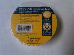 Rolls   Heavy Duty Shipping Packaging Tape 2x55yd CLEAR LOP16110 