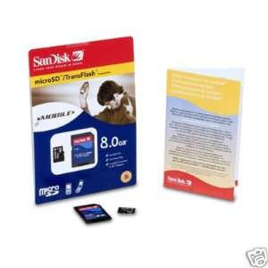   8GB ~Sandisk 8gb microsd transFlash Card~with 5 year Limited warranty