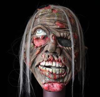   Rotting Zombie Mask / Prop Deluxe Horror Dead Halloween Props & Masks