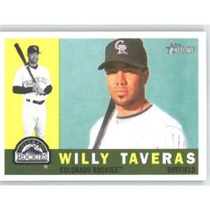  2009 Topps Heritage #359 Willy Taveras   Colorado Rockies 