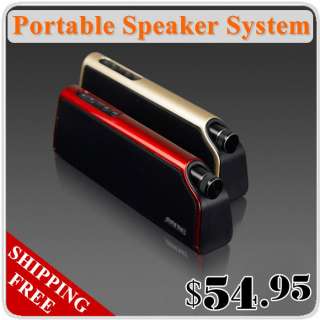 Portable Li on 3.5mm AUX LINE IN SD FM USB External Speaker Laptop  