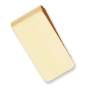  Gold Plated Polished Rectangle Money Clip Kelly Waters Jewelry