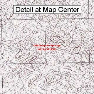  USGS Topographic Quadrangle Map   Quitobaquito Springs 