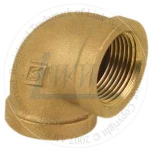 Brass Pipe Fitting 90 Elbow, 5pcs  