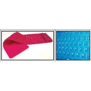  Omnitech Flexible Keyboard (Pink_ Electronics